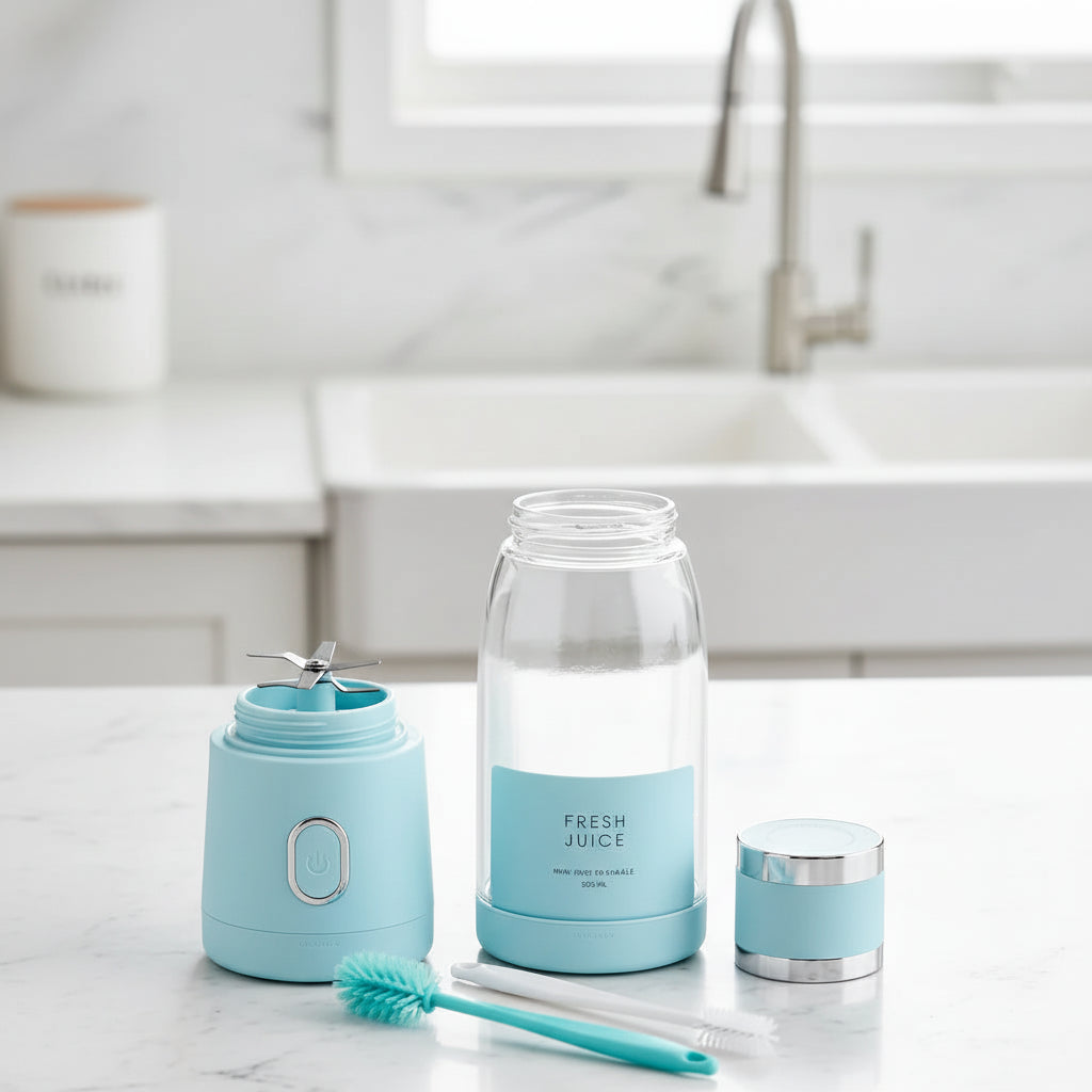 🧃 IndKart™ Portable Mini Blender - (Free 500 Recipe E-Book)