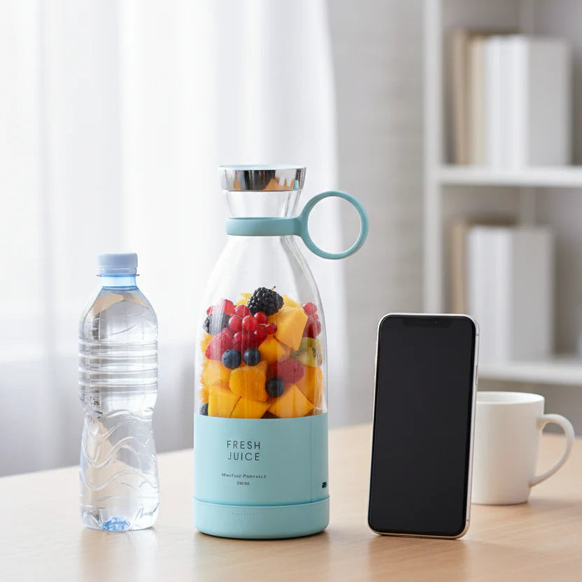 🧃 IndKart™ Portable Mini Blender - (Free 500 Recipe E-Book)